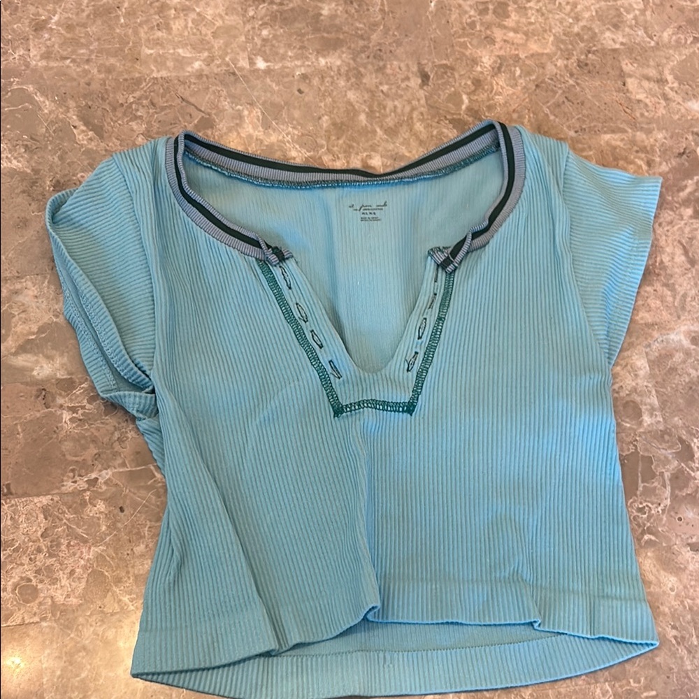 Urban Outfitters Blue Out From Under Top